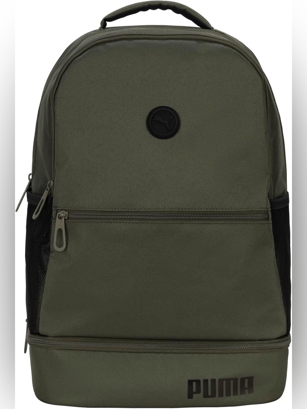 PUMA Dual Compartment Backpack with Insulated Bottom & Mesh Side Pockets